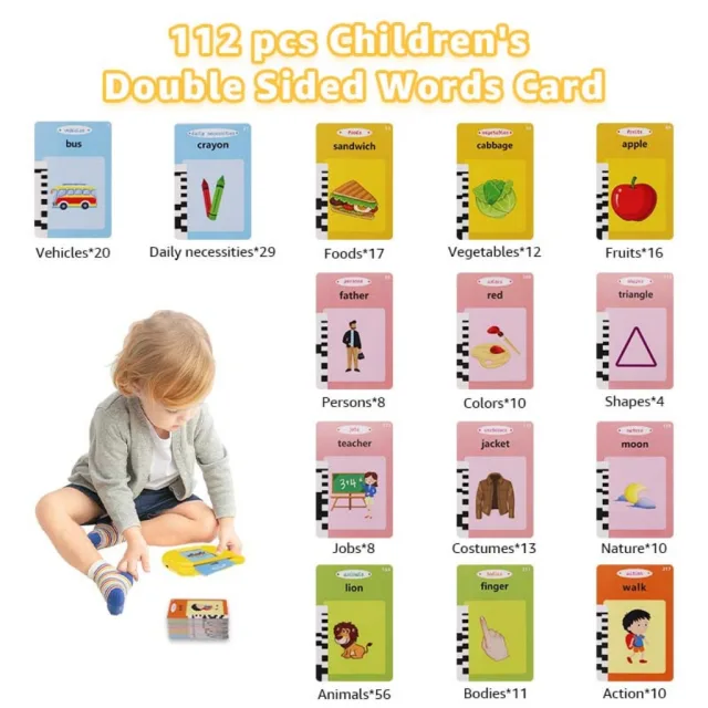 Talking Flash Cards, manufactured by Chloe Toys